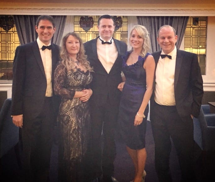 The Inform Billing team prepare to attend the awards